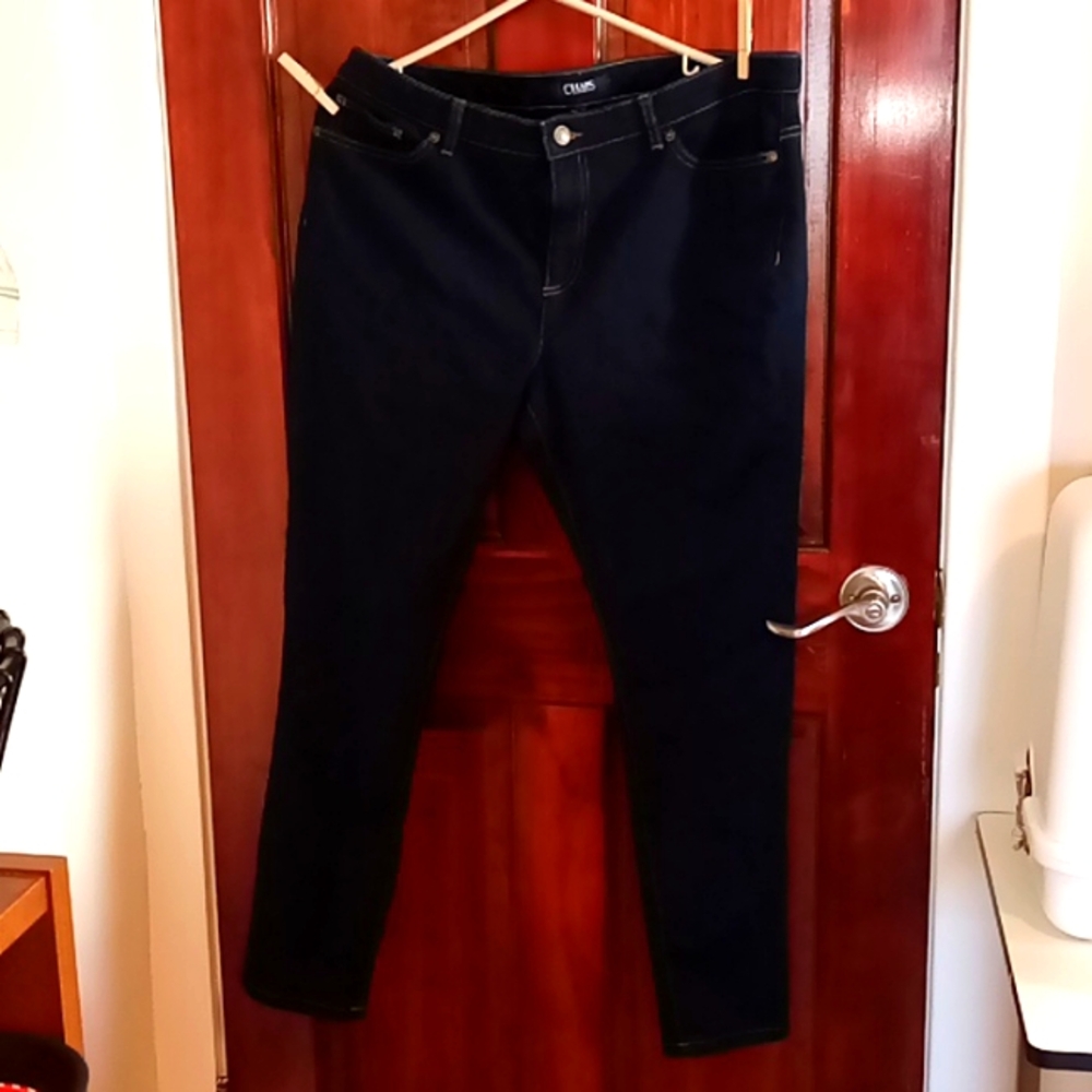 Chap jeans for women dark wash